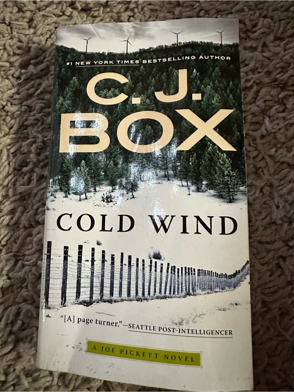 C.J. Box Cold Wind Book - Picture 2 of 7